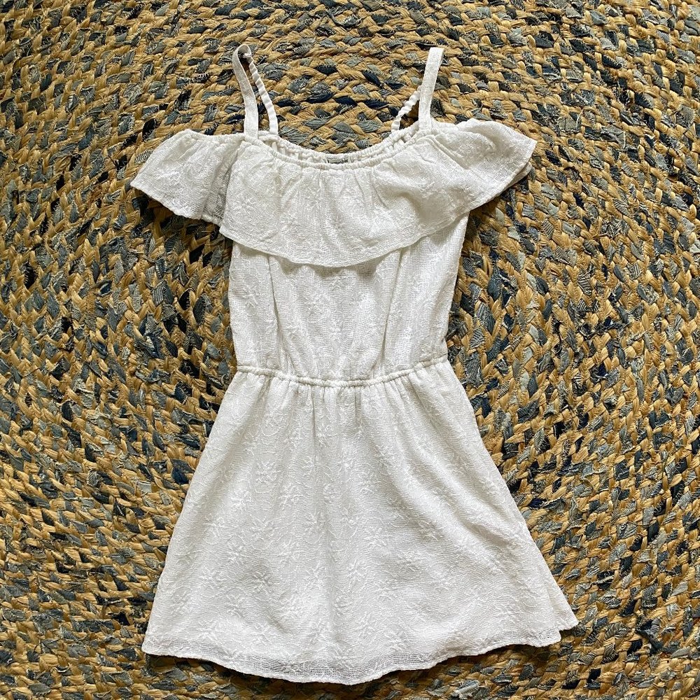 A&F kids off-the-shoulder dress